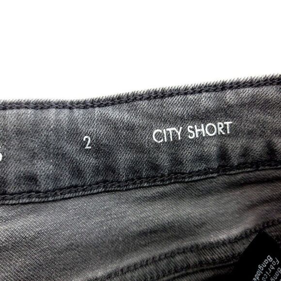 Calvin Klein Jeans Gray City‎ Short Size 2 Mid Rise Denim Shorts 28/9.5 - Picture 7 of 10